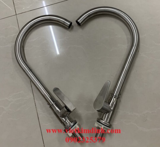 Vòi lạnh inox mờ 304